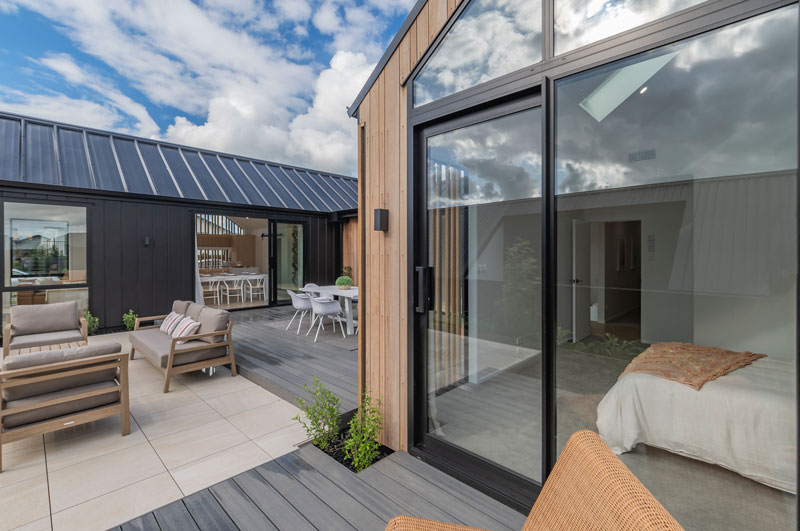 Paerata Rise Showhome back deck and masterbedroom