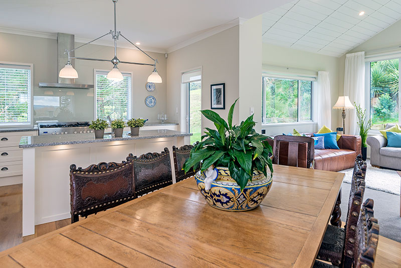 Beautiful interior of Award winning Colonial style home in Clevedon, full of character