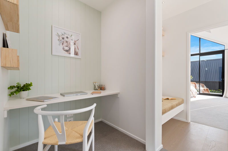 Sneaky study nook in our new showhome in Paerata Rise